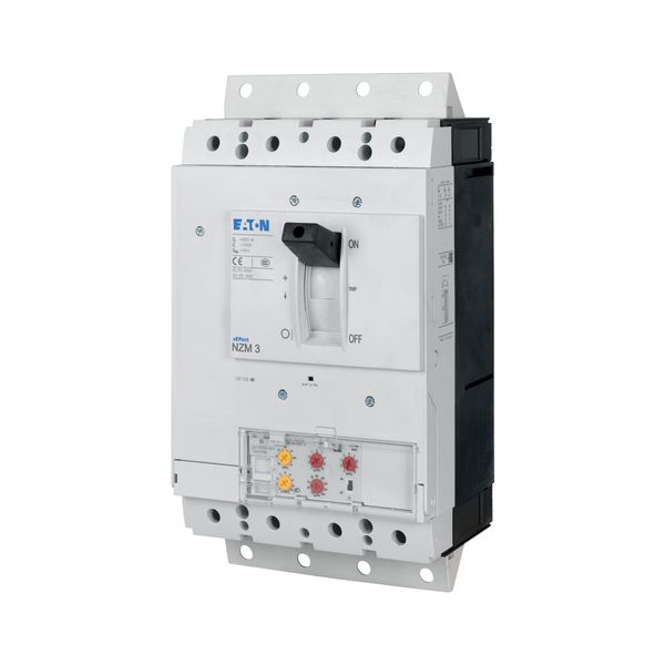 NZMH3-4-VE630/400-SVE Circuit-breaker, 4p, 630A, 400A in 4th pole, withdrawable unit image 2