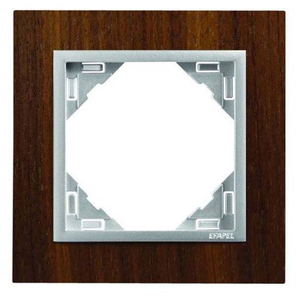 SINGLE FRAME WALNUT-TREE/ALUMIUM image 2