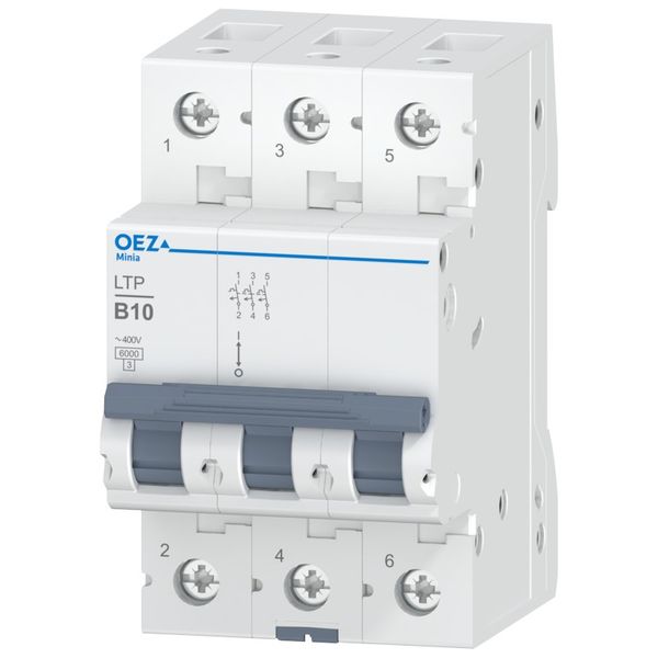 Miniature circuit breaker LTP-10B-3 image 1