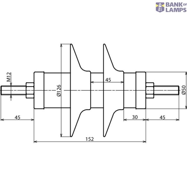 DEHNmid MV arrester Ur: 12kV In: 10kA line disch. class 1 normal creep image 2