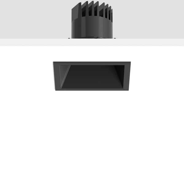 LEVIDO square, 7,5 / 12 W, 650 / 1000 lm, 840, black, Phase-cut Recess image 2