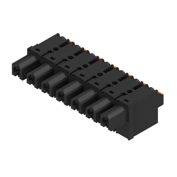 PCB plug-in connector, female plug, 7.62 mm, Number of poles: 7, 180°, PUSH IN with actuator, Clamping range, max. : 2.5 mm², Box image 2