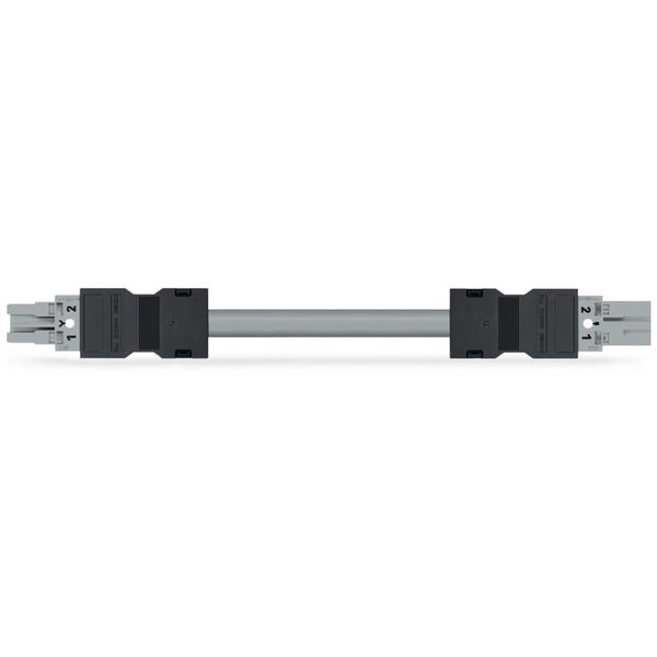 pre-assembled interconnecting cable Eca Socket/plug dark gray image 2