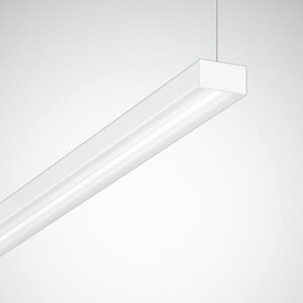 Suspended luminaires Solvan Flow H HCL Diffuser White rectangular ETDD8 49W 5900lm Lambertian (L) IK03 3 SDCM image 1