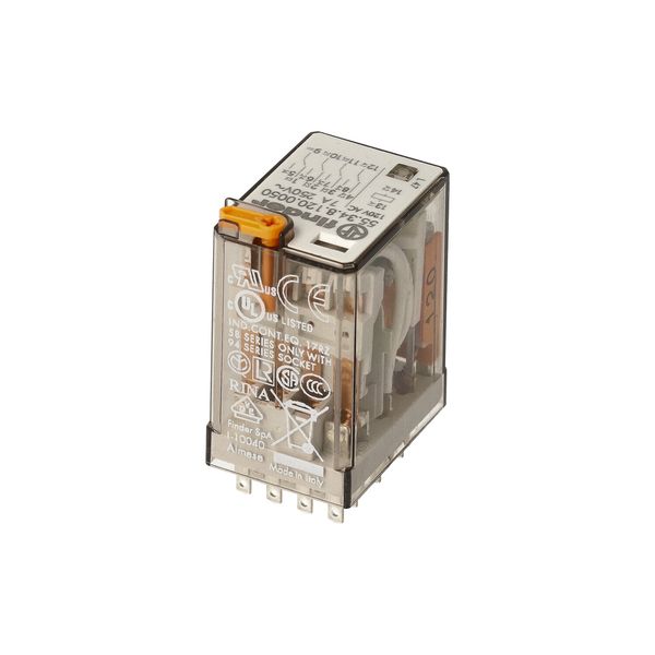 General purpose Rel. 4CO 7A/120VAC/Agni/Test button/LED (55.34.8.120.0050) image 5