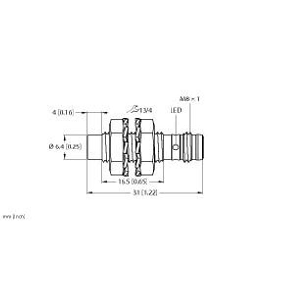 Inductive Sensor   NI3-EG08K-AP6X-V1131 image 1