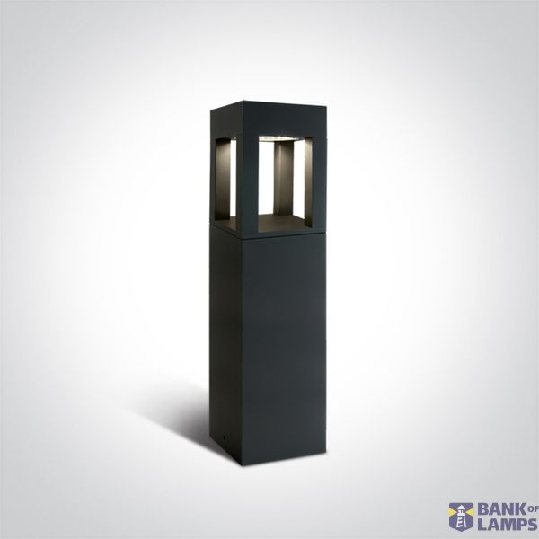 ANTHRACITE BOLLARD 60cm 22W CW IP65 230V image 1