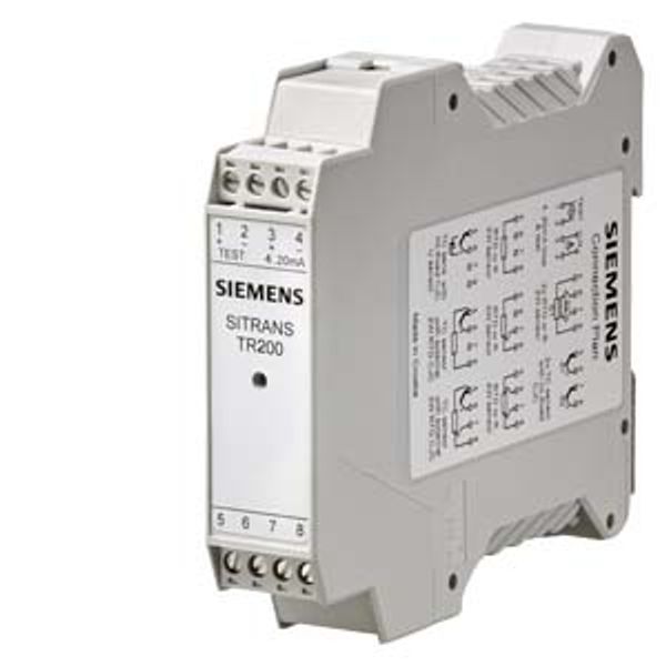 Temperature transmitter SITRANS TR200, for rail mounting, 2-wire system, 4 to 20 mA, programmable, with image 1