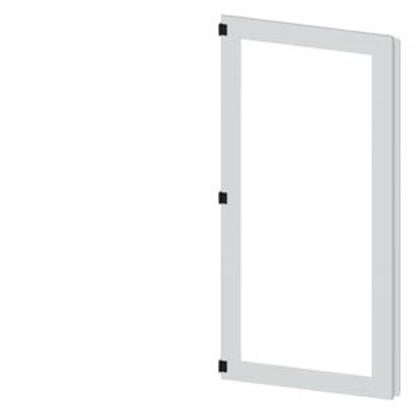 SIVACON door half. left. window. IP55. H: 1800 mm. W: 800 mm. protection class 1 image 1