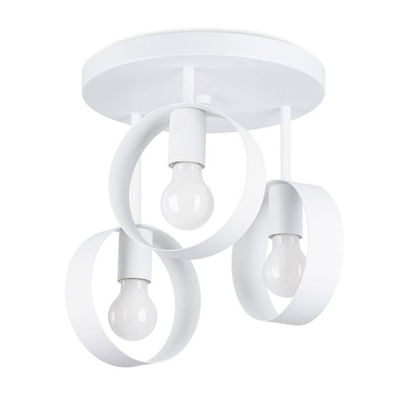 SOLLUX - SL.1136 Ceiling lamp TITRAN 3 white image 1