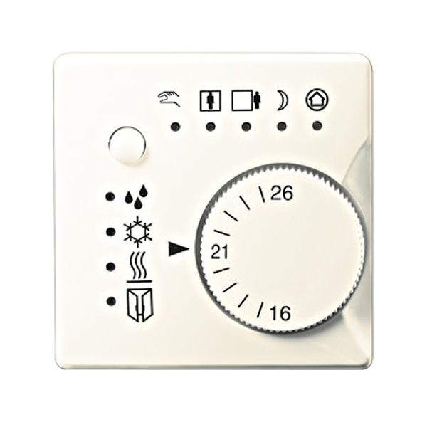 UP 237K11 - KNX Temperature controller, titanium white image 1