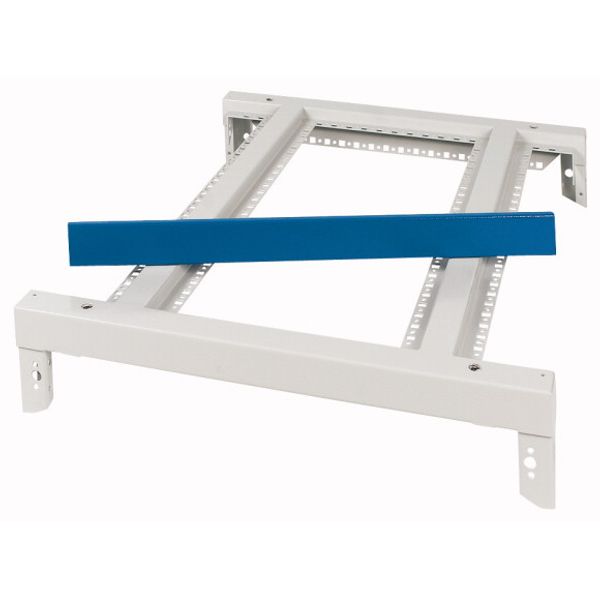 XTSZFBA-W600 Top frame with design strip, W=600mm, grey image 1