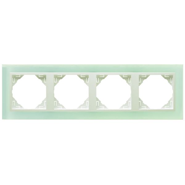 FOUR-GANG FRAME CRISTAL/ICE image 2