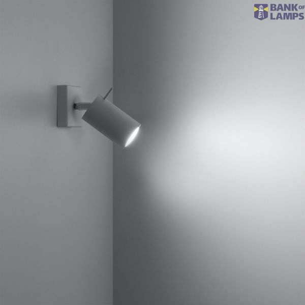 WALL LAMP RING WHITE GU10 1X40W IP20 image 5