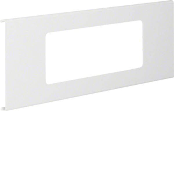 Pre-cut lid 3gang FB 60130 traffic white image 1