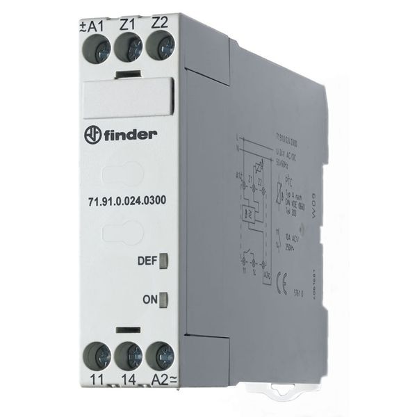 Relais de protection thermique 1NO 10A/230 VAC/industrial (71.91.8.230.0300) image 2