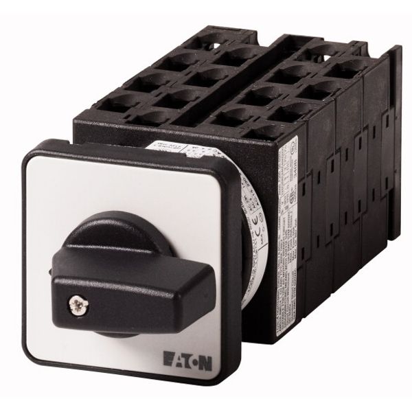 T0-8-8364/E Changeoverswitches, T0, 20 A, flush mounting, 8 contact unit(s), Contacts: 16, 60 °, maintained, With 0 (Off) position, 1-0-2, Design number 8364 image 1