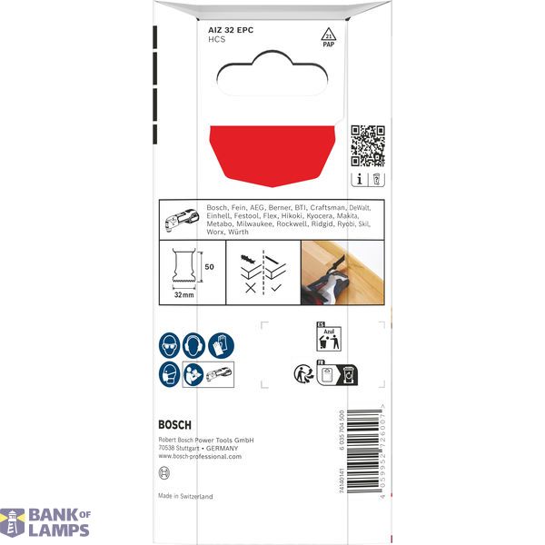 HCS plunge cut saw blade AIZ 32 EPC Wood 5 pcs. image 1