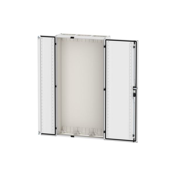 Floor-standing distribution board EMC2 empty, IP55, protection class II, HxWxD=1550x800x270mm, white (RAL 9016) image 8