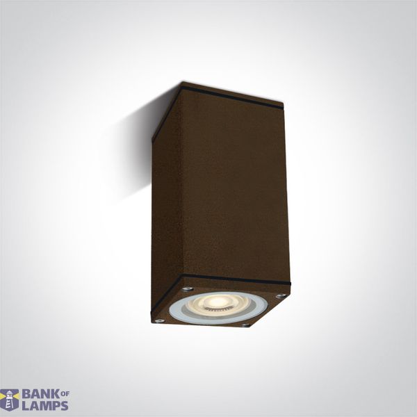 RUST BROWN CEILING GU10 10W IP54 100-240V image 1