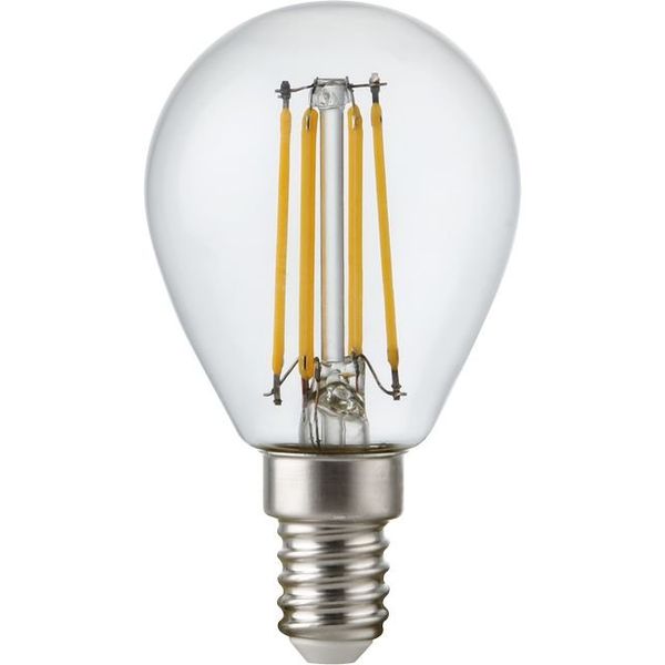 LED E14 Fila Ball G45x80 230V 470Lm 4.7W 927 AC Clear Dim image 1