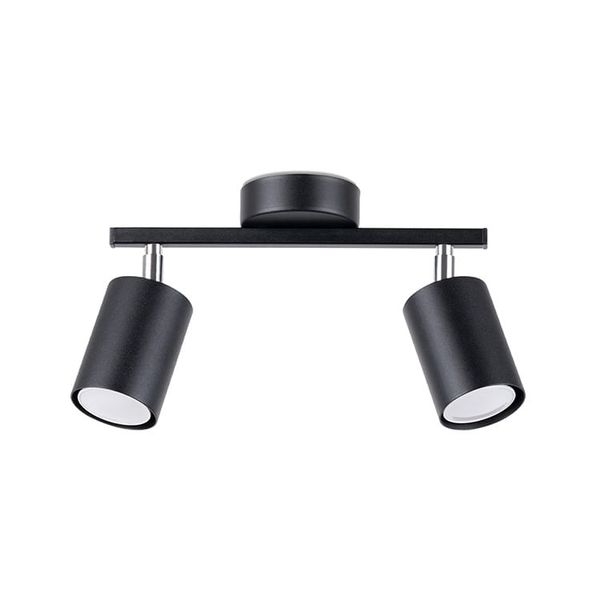 CEILING LAMP LEMMI 2 BLACK GU10 2X40 IP20 image 1
