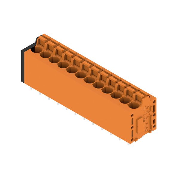 Printed circuit board terminals, 5.00 mm, Number of poles: 12, 180°, Solder pin length (l): 3.5 mm, tinned, black, PUSH IN with actuator, Clamping range, max. : 2.5 mm², Box image 4