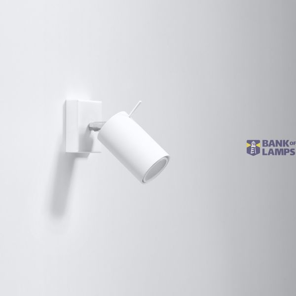 WALL LAMP RING WHITE GU10 1X40W IP20 image 4