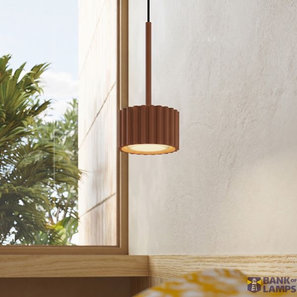 Pendant lamp AURA 1 mocha Gx53 image 7