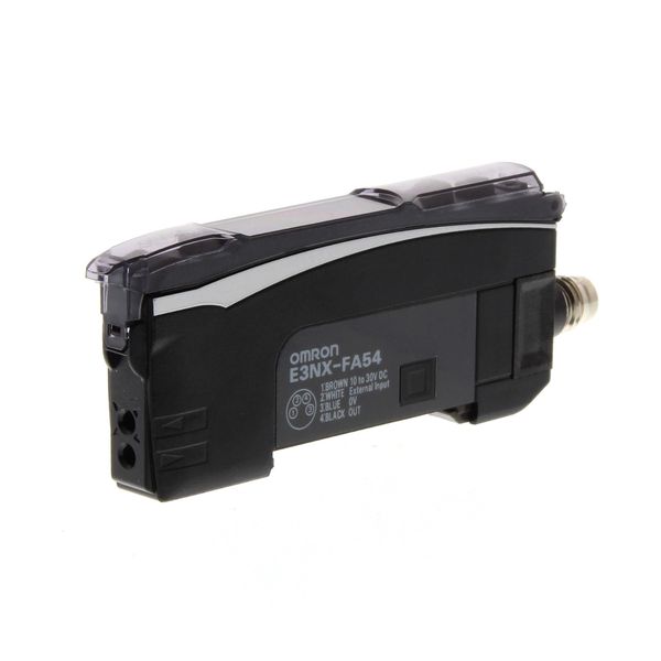 Fiber amplifier, twin digital display, smart tuning, PNP, double outpu E3NX7013A image 1