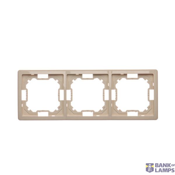 Triple frame, beige image 1