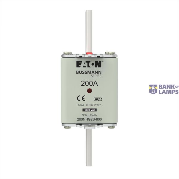 Fuse-link, LV, 200 A, 800 V AC, NH2, Class gG/gL image 4