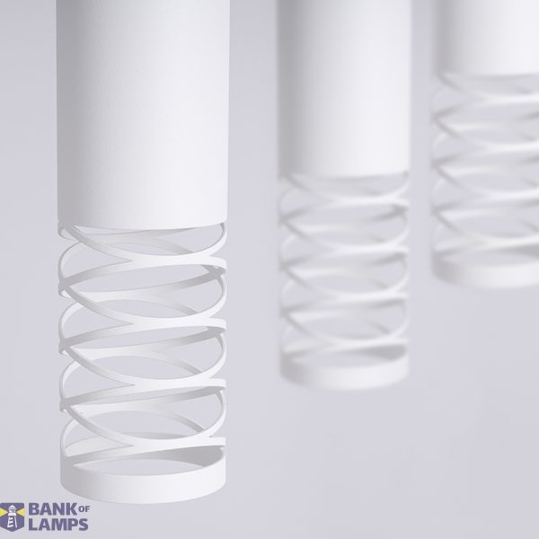 Pendant lamp LAMI 3L white image 3