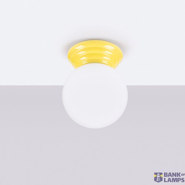 Ceiling lamp ZORI yellow IP44 image 11