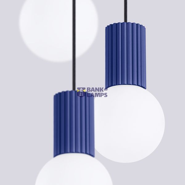 Pendant lamp HALO 3P ultramarine image 7