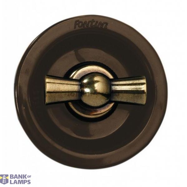 TWO WAY SWITCH BROWN/BRONZE VENEZIA image 1