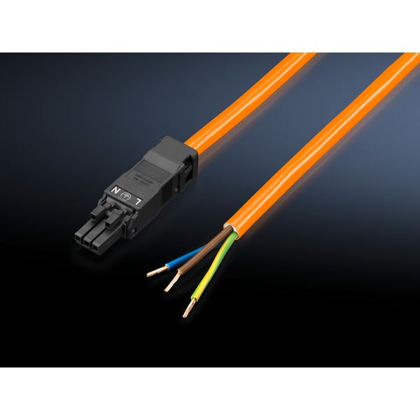 SZ Connection cable, for power supply, 3-pole, 100-240 V, L: 3000 mm, UL image 2