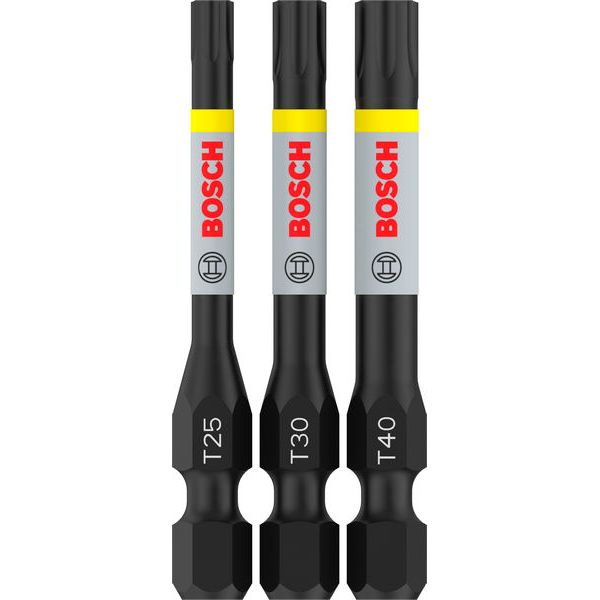 PRO Torx Impact Bit, T25, T30, T40, 55 mm, 3 pcs image 1