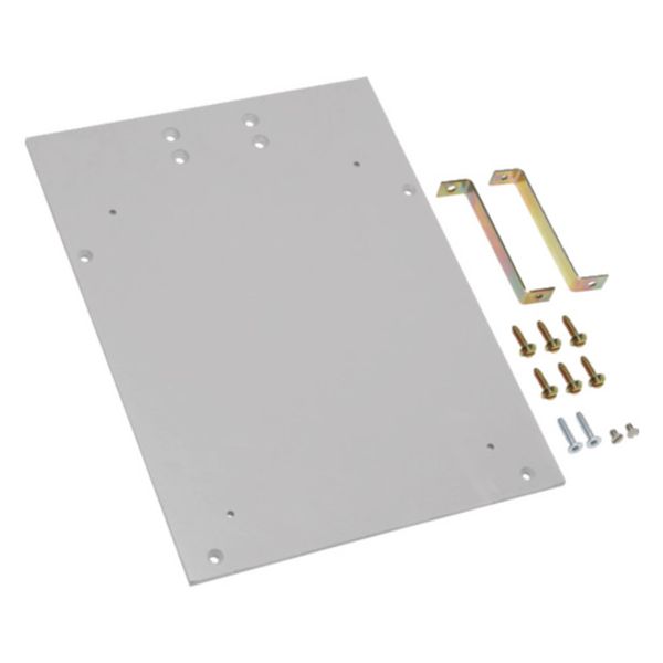 Mounting plate, KVS, for socket combination, plastic image 1