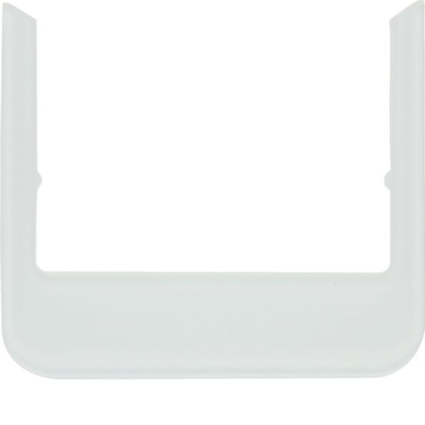 Design frame for KNX Touch Control 3.5", round edges, glass, white image 1