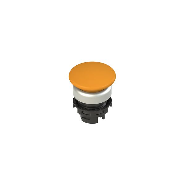 Spring-return orange mushroom pushbutton image 2