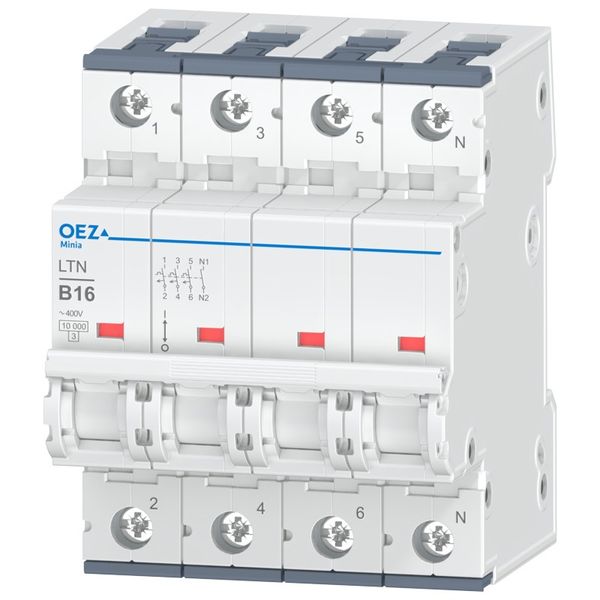 Miniature circuit breaker LTN-16B-3N image 1