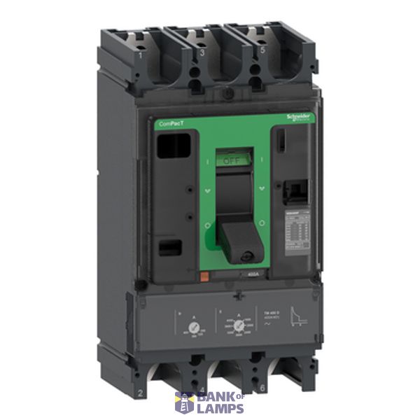 NSX400F 36kA AC 400A TMD 3P3D image 1