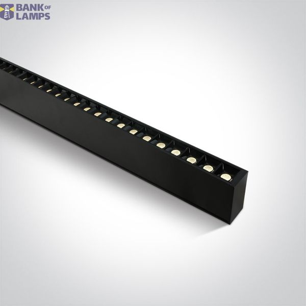 BLACK 48pcs SPOTS UGR17 40W WW 1300mm 34deg 230V DARK LIGHT image 1