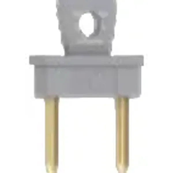 Jumper, pitch 6.35 mm, 20 A, gold-plated, gray, 24.0038-28 image 1