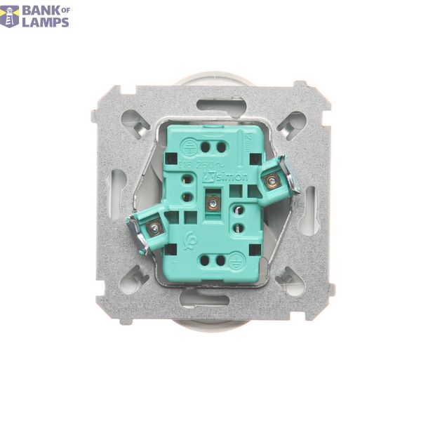 Triple push button, (module), 10AX, quick connection, white image 1