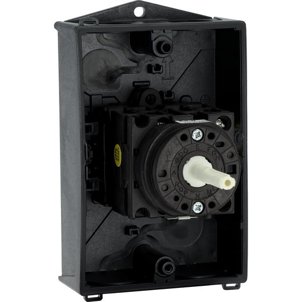 T0-3-15683/I1/SVB-SW Main switch, T0, 20 A, surface mounting, 3 contact unit(s), 3 pole, 2 N/O, 1 N/C, STOP function, With black rotary handle and locking ring, Lockable i image 30
