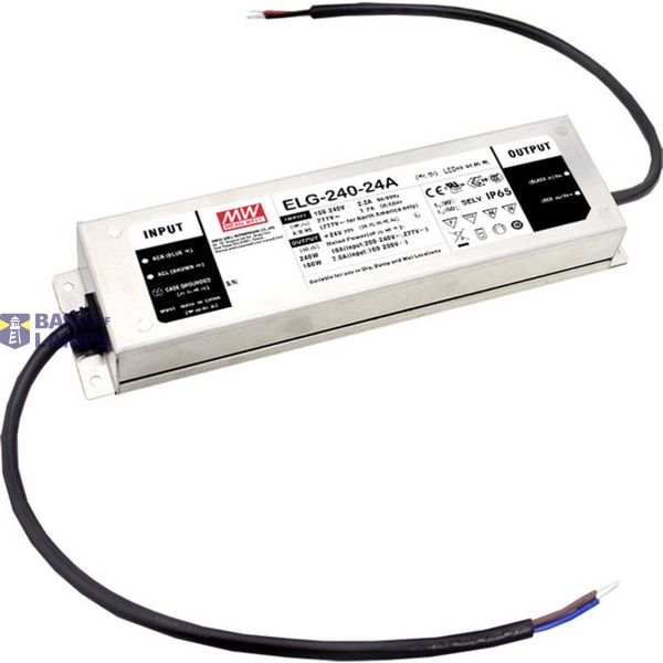 ELG-240-36AB-3Y Led driver, IP65 239.76W, 36V, 6.66A CV+CC dimmable+PE, MEAN WELL image 1