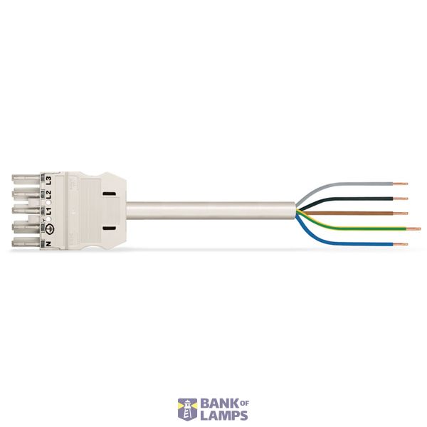 pre-assembled connecting cable Cca Plug/open-ended light green image 1