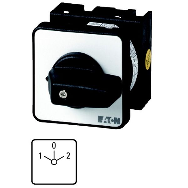 T0-4-8441/Z Multi-speed switches, T0, 20 A, rear mounting, 4 contact unit(s), Contacts: 8, 60 °, maintained, With 0 (Off) position, 1-0-2, Design number 8441 image 1